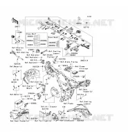 TELAIO MATERIALE ELETTRICO per Kawasaki NINJA 300 ABS 2014