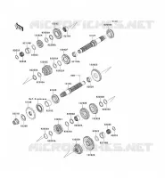 TRASMISSIONE per Kawasaki NINJA 300 ABS 2014