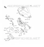 FUEL EVAPORAZIONE SISTEMA(CA) per Kawasaki NINJA 300 ABS 2014