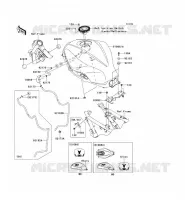 SERBATOIO DI CARBURANTE per Kawasaki NINJA 300 ABS 2014