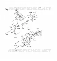 SUPPORTO DEL MOTORE per Kawasaki NINJA 300 ABS 2014