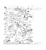 TELAIO MATERIALE ELETTRICO per Kawasaki NINJA 300 ABS 2014