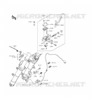 ANTERIORE POMPA per Kawasaki NINJA 300 ABS 2015