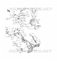 CUFFIA per Kawasaki NINJA 300 ABS 2015