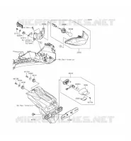 FANALE POSTERIORE(S) per Kawasaki NINJA 300 ABS 2015