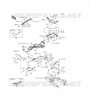 FIANCHETTI   COPERCHIO CATENA per Kawasaki NINJA 300 ABS 2015