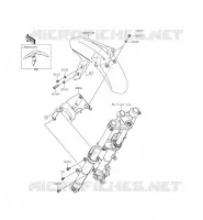 PARAFANGO ANTERIORE per Kawasaki NINJA 300 ABS 2015