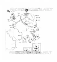 SERBATOIO DI CARBURANTE per Kawasaki NINJA 300 ABS 2015