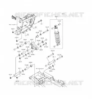 SOSPENSIONI   AMMORTIZZATORE per Kawasaki NINJA 300 ABS 2015