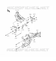 SUPPORTO DEL MOTORE per Kawasaki NINJA 300 ABS 2015
