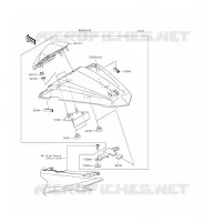 ACCESSORIO (COUVRE SELLE) per Kawasaki NINJA 300 ABS 2015