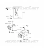 ALBERO MOTORE per Kawasaki NINJA 300 ABS 2015