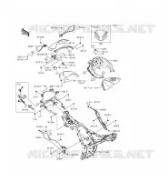 CUFFIA per Kawasaki NINJA 300 ABS 2015