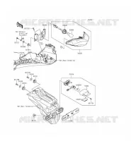 FANALE POSTERIORE(S) per Kawasaki NINJA 300 ABS 2015