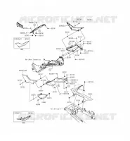 FIANCHETTI   COPERCHIO CATENA per Kawasaki NINJA 300 ABS 2015