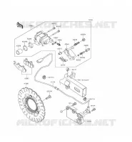 FRENO POSTERIORE per Kawasaki NINJA 300 ABS 2015