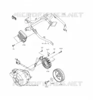 GENERATORE per Kawasaki NINJA 300 ABS 2015