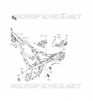 PARTI DEL TELAIO (COUVERTURE) per Kawasaki NINJA 300 ABS 2015