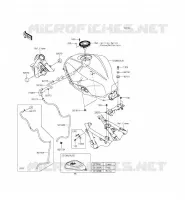 SERBATOIO DI CARBURANTE per Kawasaki NINJA 300 ABS 2015