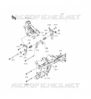 SUPPORTO DEL MOTORE per Kawasaki NINJA 300 ABS 2015