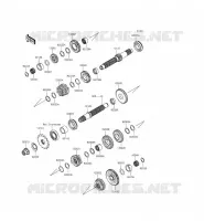 TRASMISSIONE per Kawasaki NINJA 300 ABS 2015