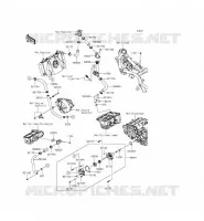 TUBO DELL'ACQUA( EX300AEA39567) per Kawasaki NINJA 300 ABS 2015