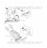 FANALE POSTERIORE(S) per Kawasaki NINJA 300 ABS 2015