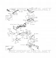 FIANCHETTI   COPERCHIO CATENA per Kawasaki NINJA 300 ABS 2015