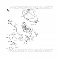 FUEL EVAPORAZIONE SISTEMA(CA) per Kawasaki NINJA 300 ABS 2015