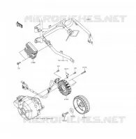 GENERATORE per Kawasaki NINJA 300 ABS 2015