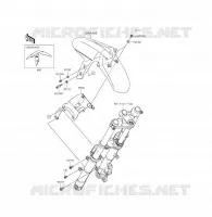PARAFANGO ANTERIORE per Kawasaki NINJA 300 ABS 2015