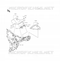 POSTO A SEDERE per Kawasaki NINJA 300 ABS 2015