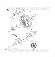 RUOTA POSTERIORE   CATENA per Kawasaki NINJA 300 ABS 2015