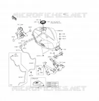SERBATOIO DI CARBURANTE per Kawasaki NINJA 300 ABS 2015