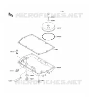 Coperchio dello sfiato   COPPA OLIO per Kawasaki GPZ500S 2000