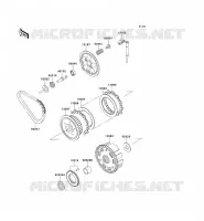 FRIZIONE per Kawasaki GPZ500S 2000