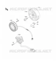GENERATORE per Kawasaki GPZ500S 2000