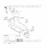 LOWER CUFFIA per Kawasaki GPZ500S 2000