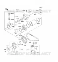 MOTORINO DI AVVIAMENTO per Kawasaki GPZ500S 2000