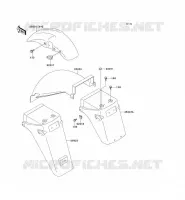 PARAFANGO per Kawasaki GPZ500S 2000