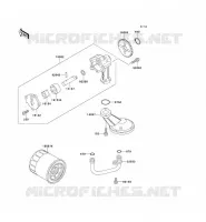 POMPA DELL'OLIO per Kawasaki GPZ500S 2000