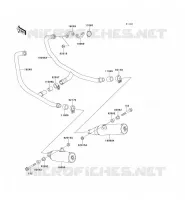 SCARICO per Kawasaki GPZ500S 2000
