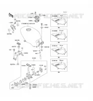 SERBATOIO DI CARBURANTE per Kawasaki GPZ500S 2000