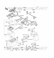 TELAIO MATERIALE ELETTRICO per Kawasaki GPZ500S 2000