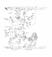 ANTERIORE POMPA per Kawasaki ER-6F ABS 2008