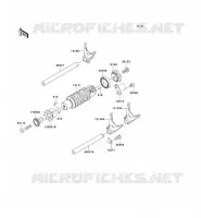 CAMBIO TAMBURO   FORCHE SHIFT per Kawasaki ER-6F ABS 2008