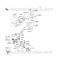 CUFFIA(SUPERIEUR) per Kawasaki ER-6F ABS 2008