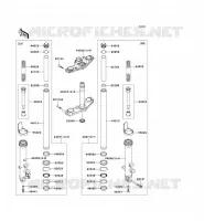 FORCELLA per Kawasaki ER-6F ABS 2008