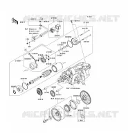 MOTORINO DI AVVIAMENTO( ER650AE046804) per Kawasaki ER-6F ABS 2008