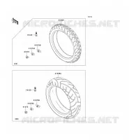 PNEUMATICI per Kawasaki ER-6F ABS 2008
